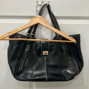 Rafe New York Black Leather Purse